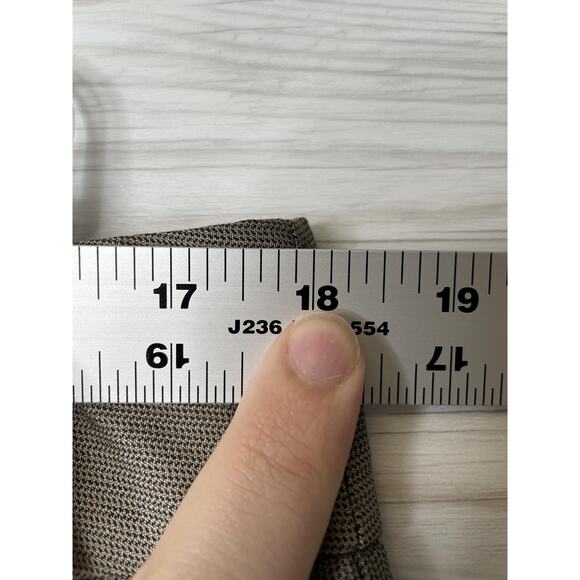 Apt 9 Pants Womens 14 Brown Dress Slacks Straight Leg Stretch Career Work - Picture 4 of 13